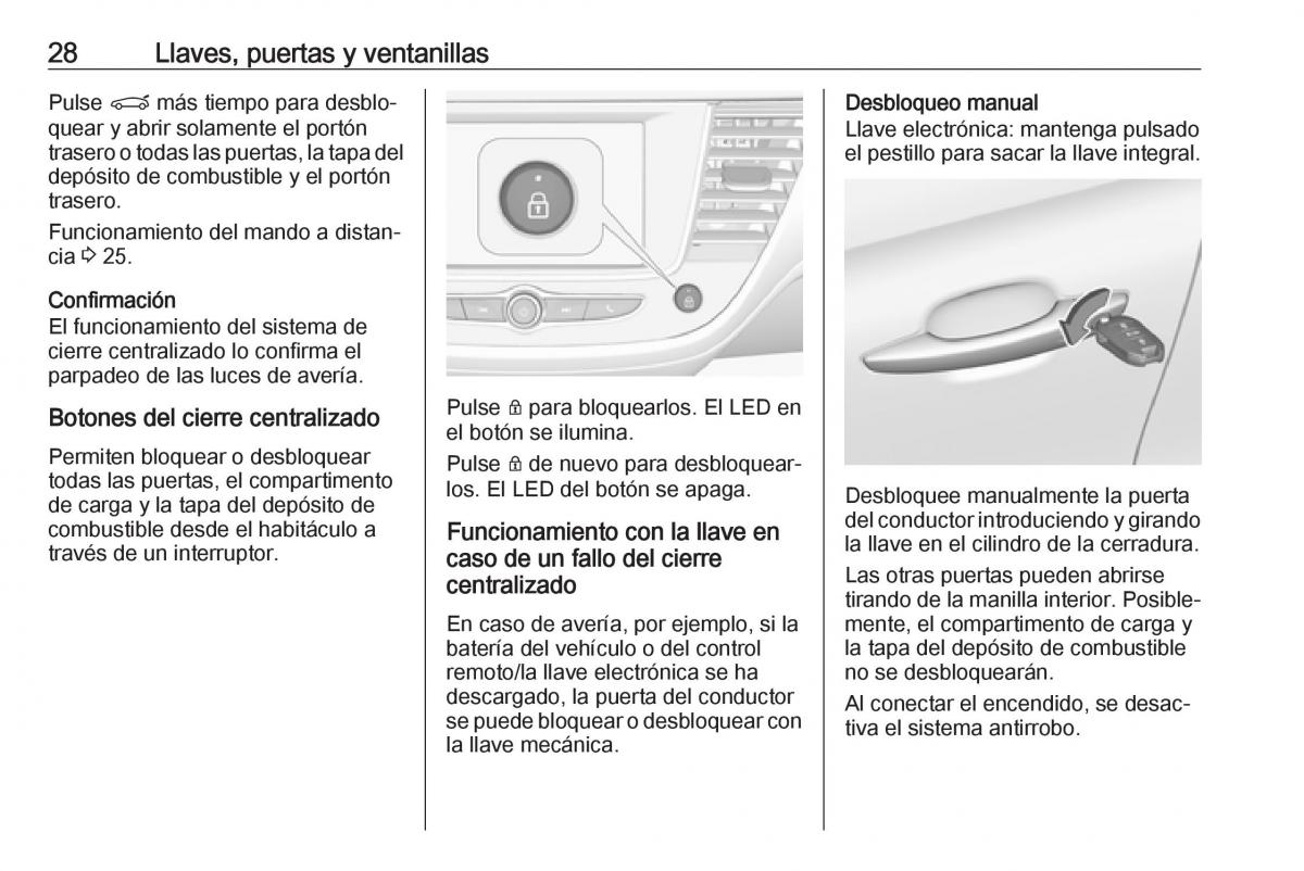 Opel Crossland X manual del propietario / page 30