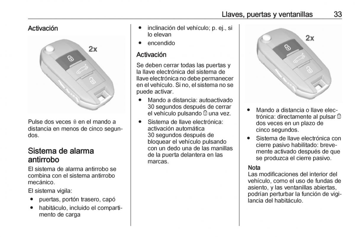 Opel Crossland X manual del propietario / page 35