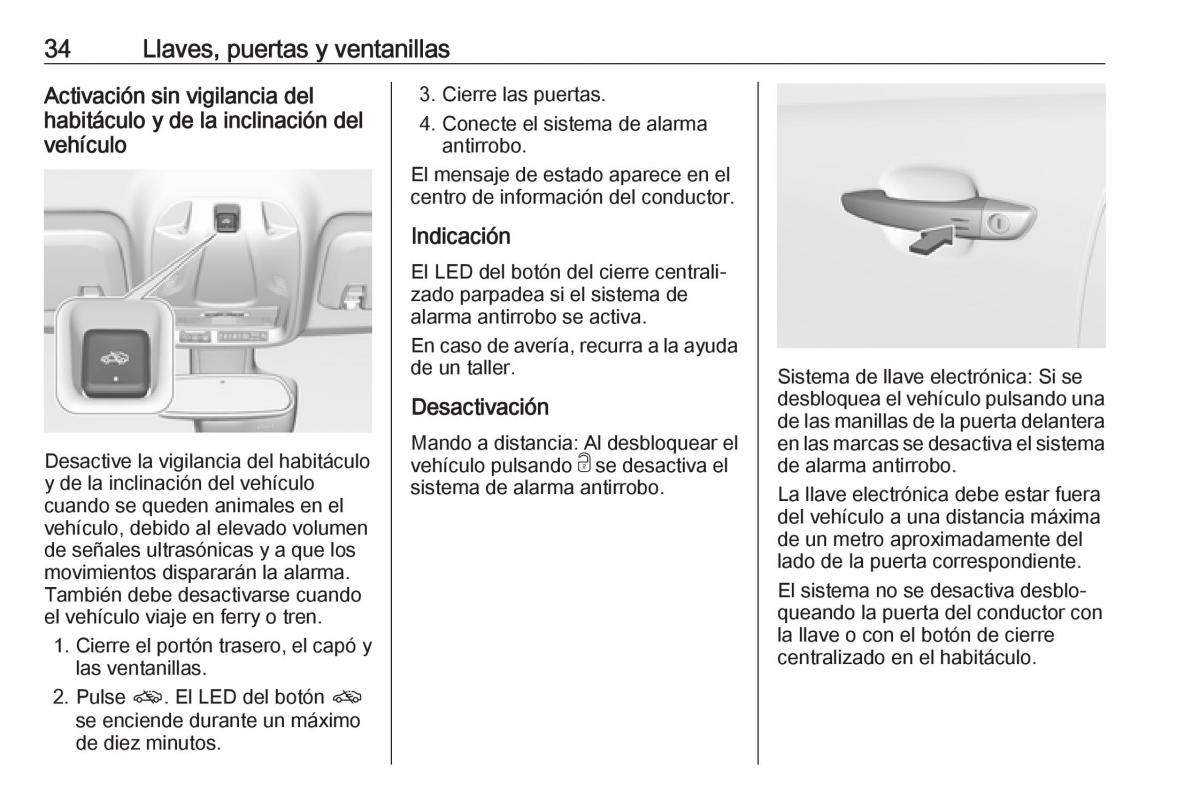 Opel Crossland X manual del propietario / page 36