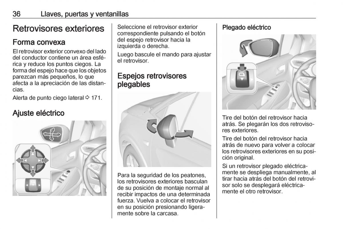 Opel Crossland X manual del propietario / page 38