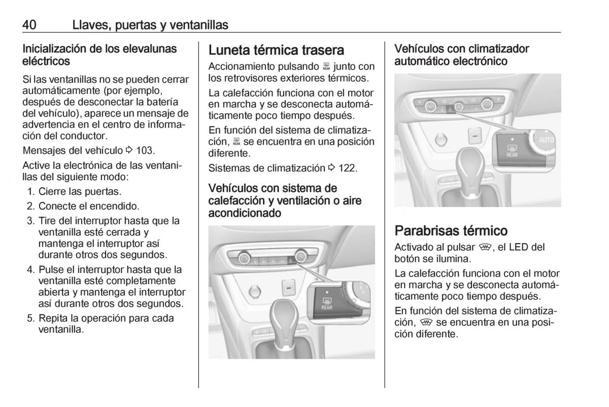 Opel Crossland X manual del propietario / page 42