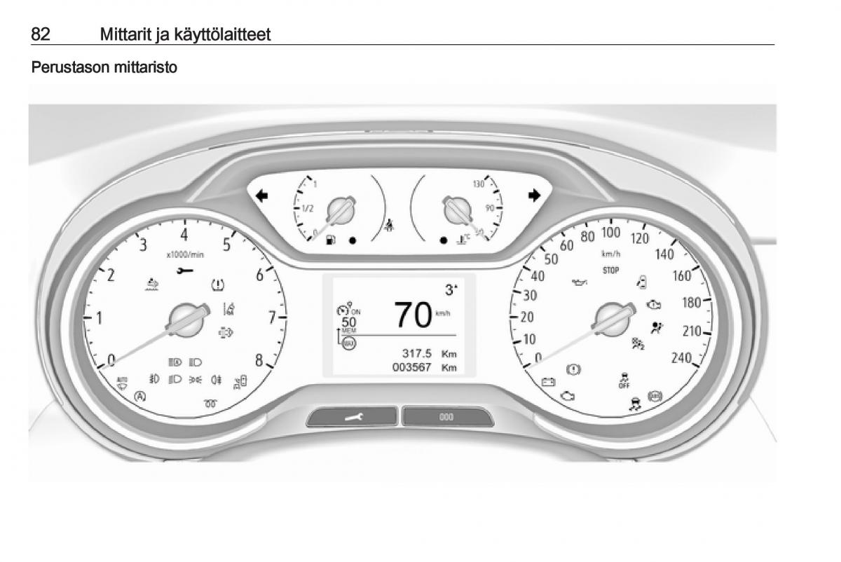 Opel Crossland X omistajan kasikirja / page 84