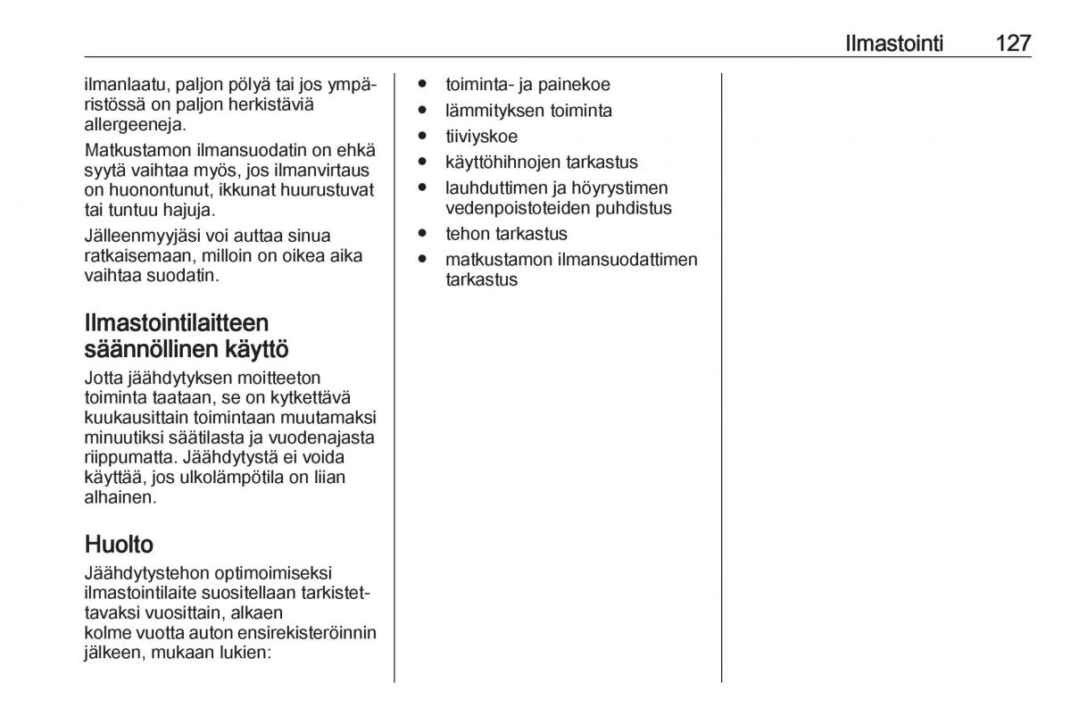 Opel Crossland X omistajan kasikirja / page 129