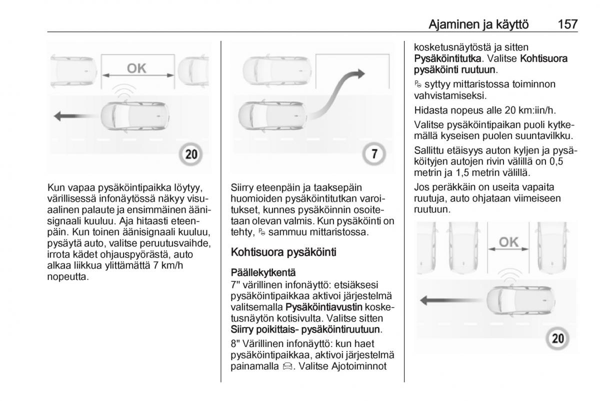 Opel Crossland X omistajan kasikirja / page 159