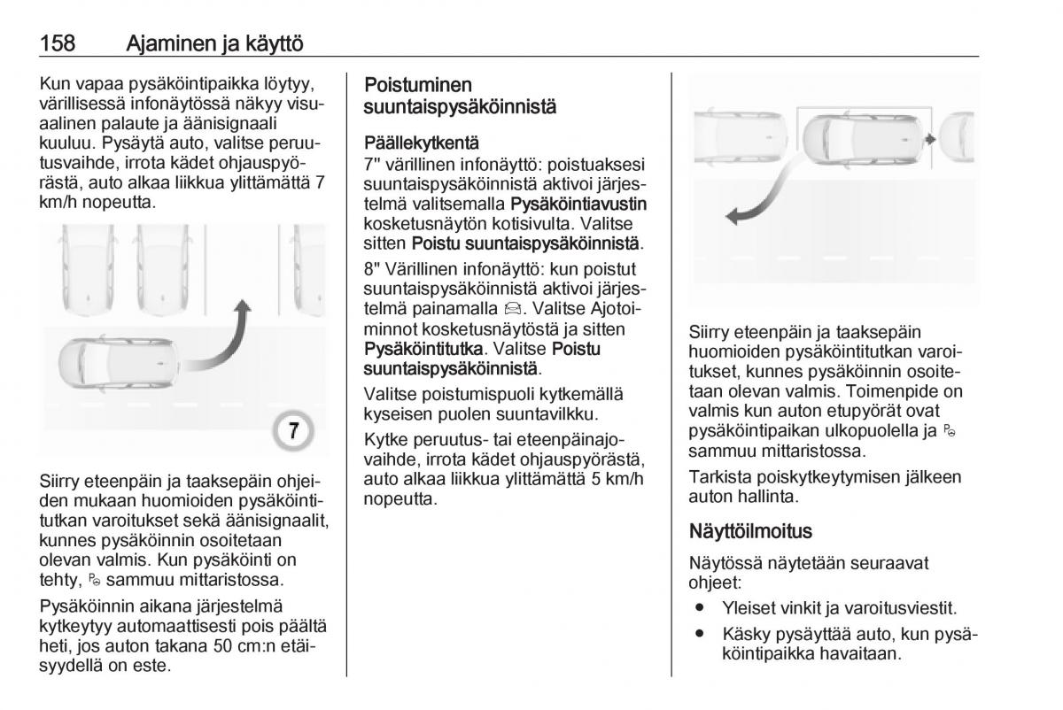 Opel Crossland X omistajan kasikirja / page 160