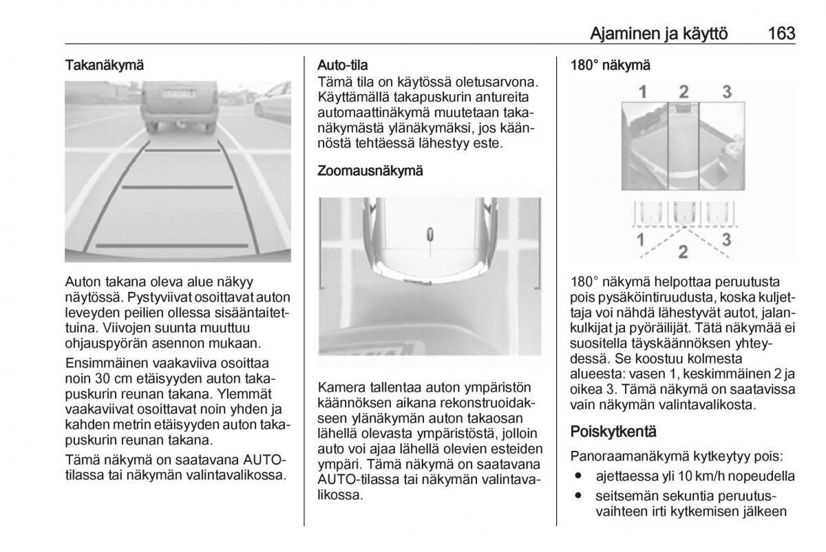 Opel Crossland X omistajan kasikirja / page 165