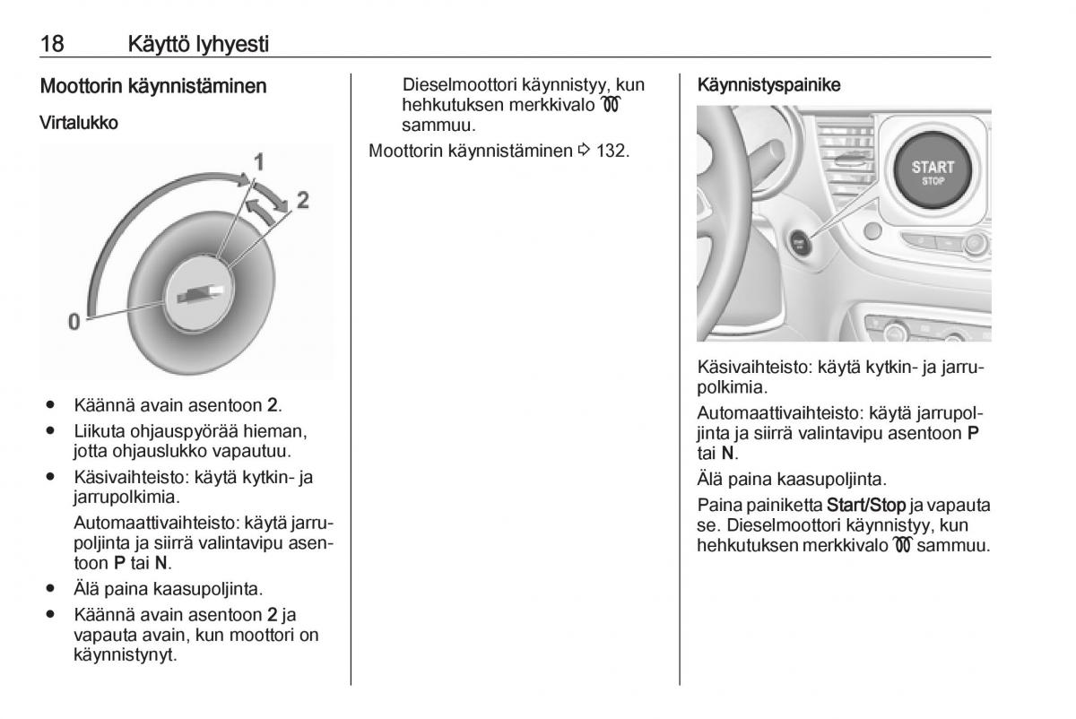 Opel Crossland X omistajan kasikirja / page 20