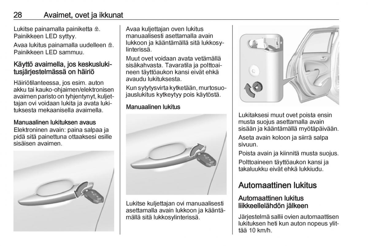 Opel Crossland X omistajan kasikirja / page 30