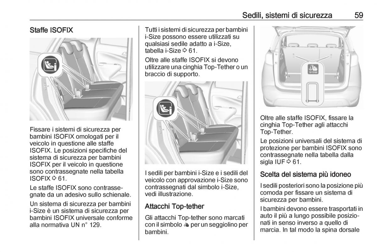 Opel Crossland X manuale del proprietario / page 61