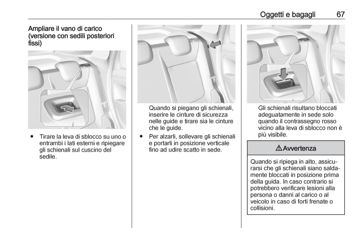 Opel Crossland X manuale del proprietario / page 69