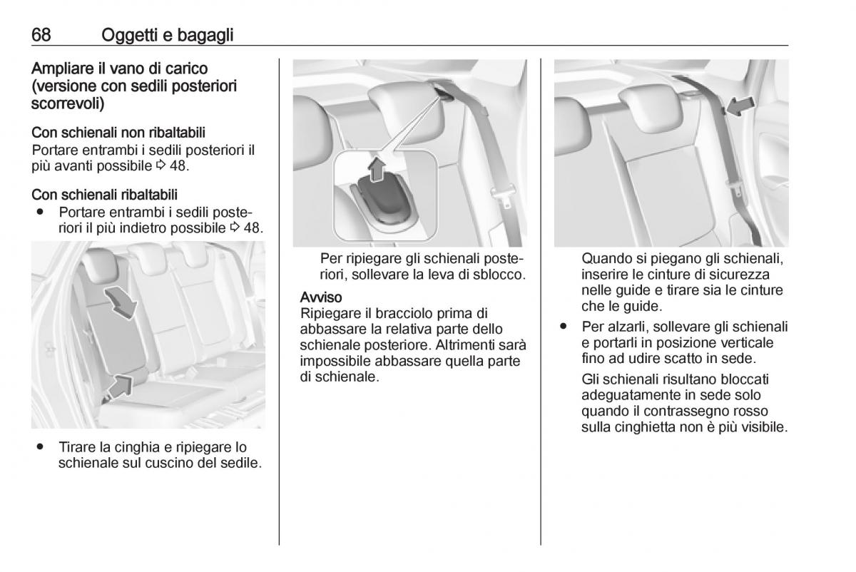 Opel Crossland X manuale del proprietario / page 70