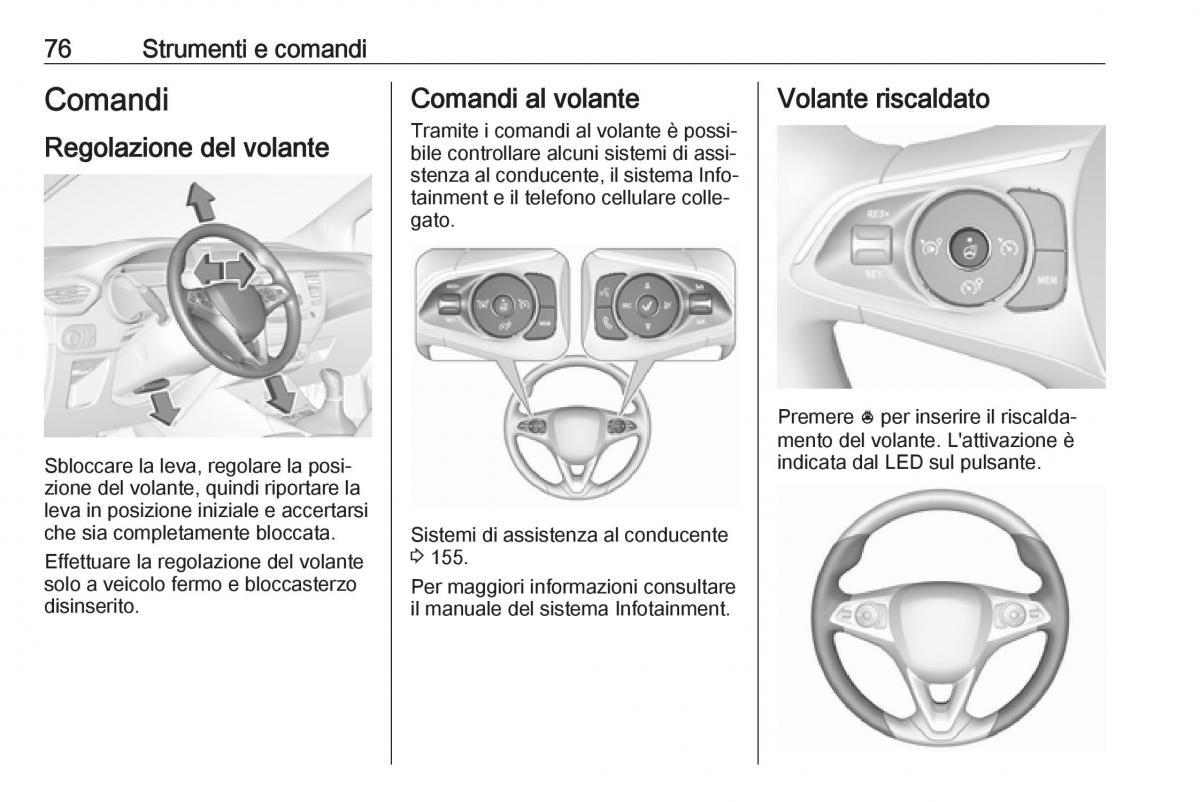 Opel Crossland X manuale del proprietario / page 78