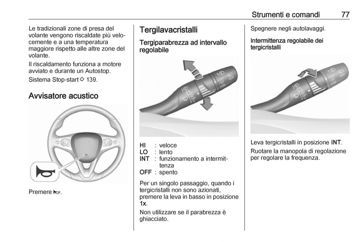 Opel Crossland X manuale del proprietario / page 79