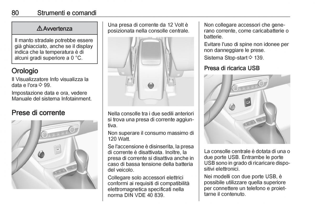 Opel Crossland X manuale del proprietario / page 82