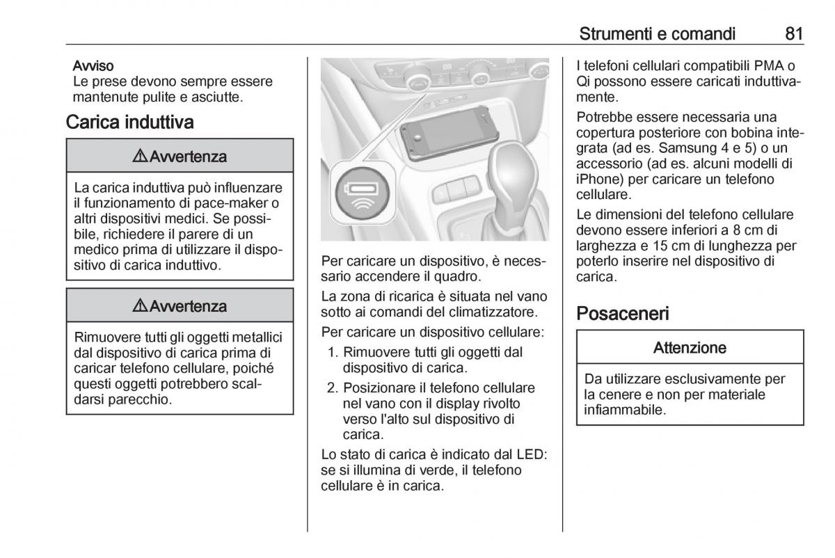 Opel Crossland X manuale del proprietario / page 83