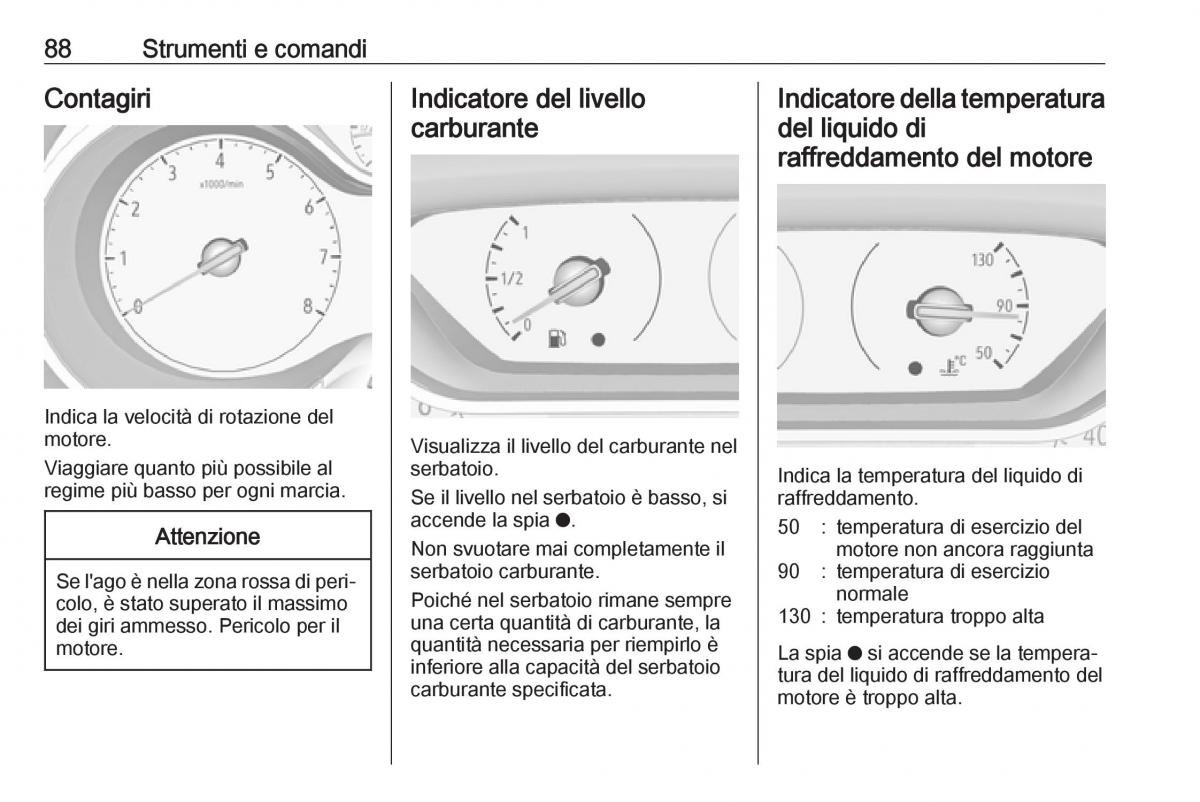 Opel Crossland X manuale del proprietario / page 90