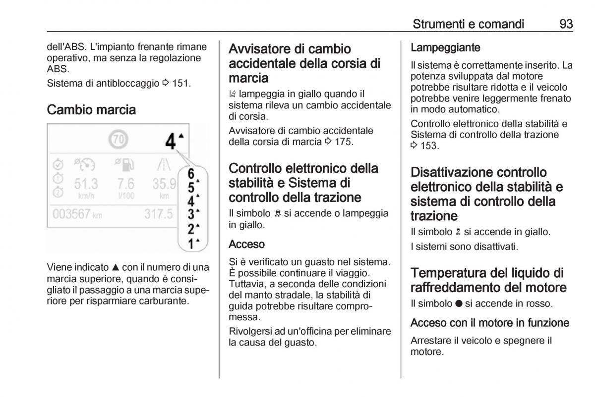 Opel Crossland X manuale del proprietario / page 95