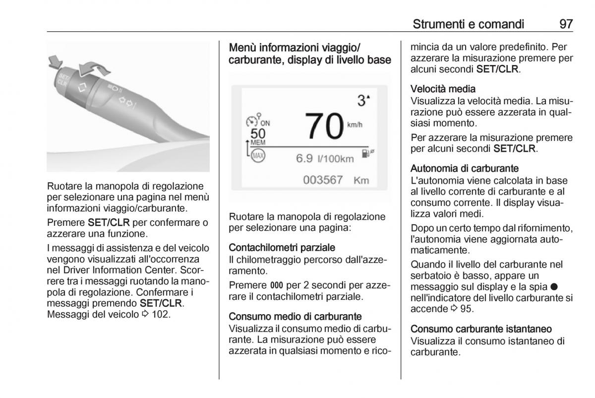 Opel Crossland X manuale del proprietario / page 99