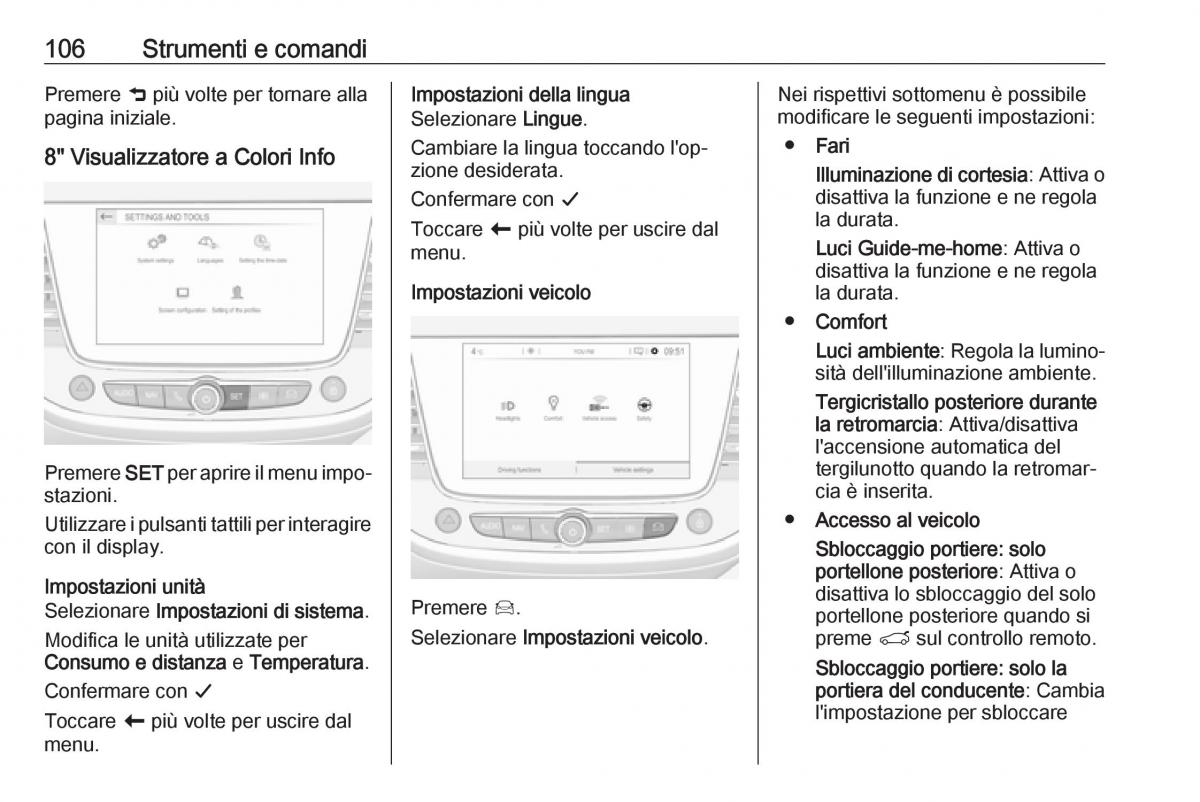 Opel Crossland X manuale del proprietario / page 108