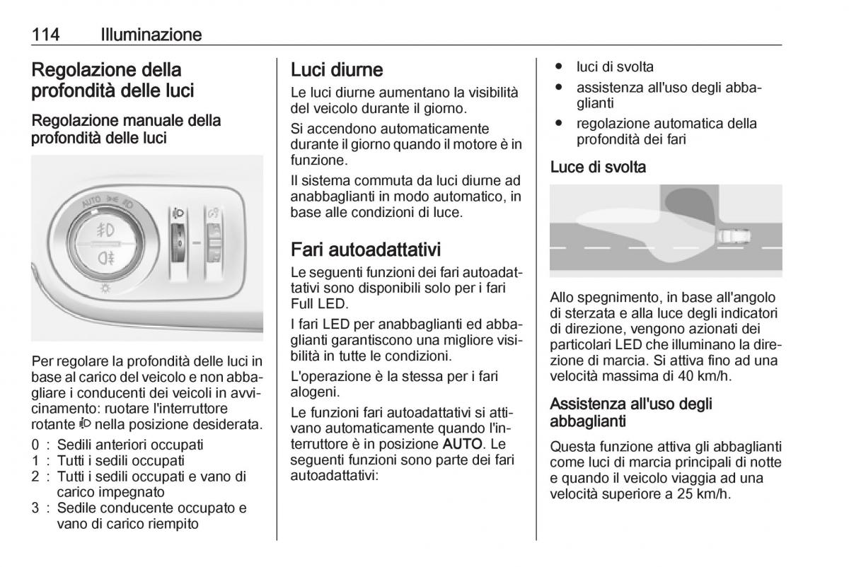 Opel Crossland X manuale del proprietario / page 116