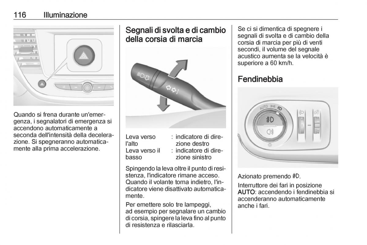 Opel Crossland X manuale del proprietario / page 118