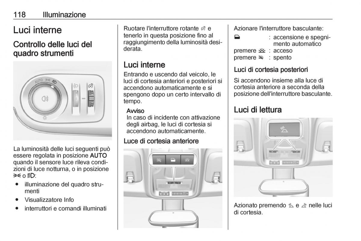 Opel Crossland X manuale del proprietario / page 120