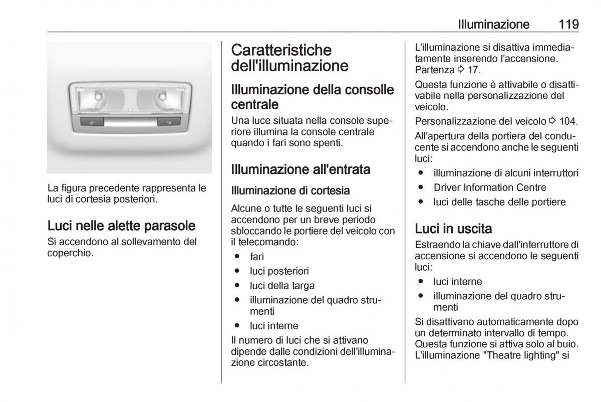 Opel Crossland X manuale del proprietario / page 121