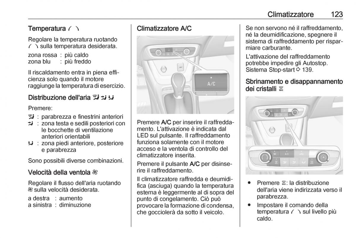 Opel Crossland X manuale del proprietario / page 125