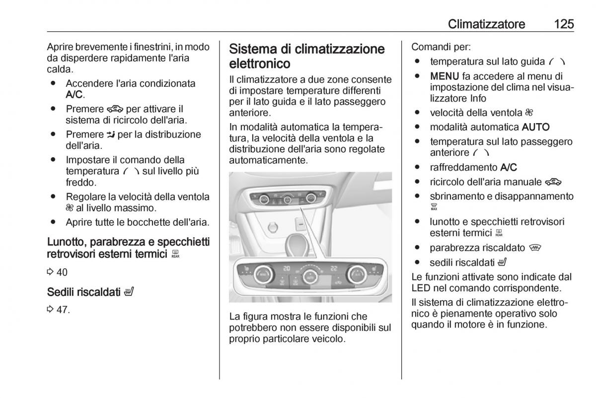 Opel Crossland X manuale del proprietario / page 127