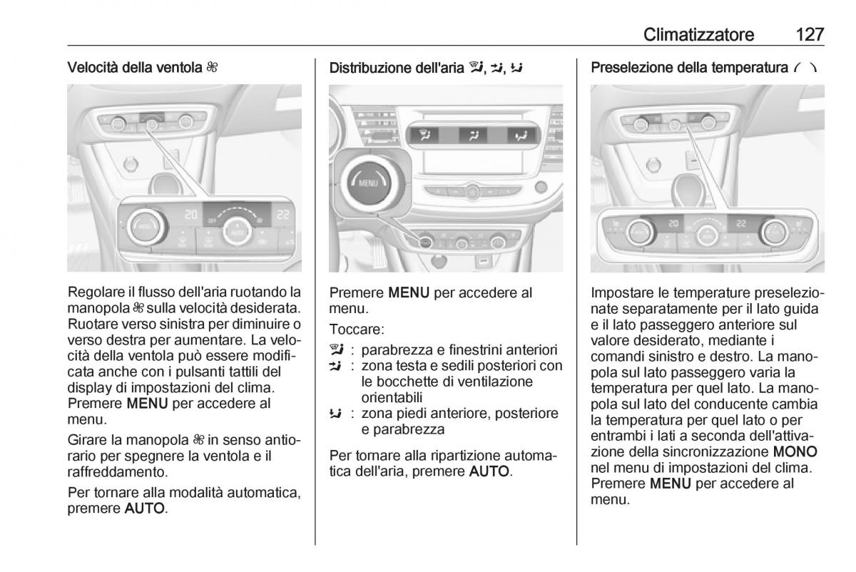 Opel Crossland X manuale del proprietario / page 129