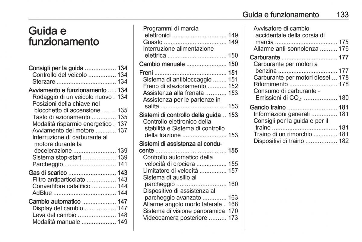 Opel Crossland X manuale del proprietario / page 135