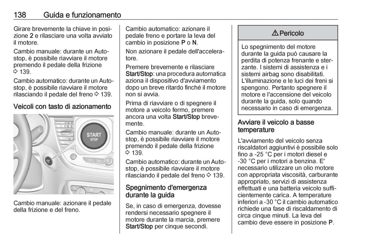 Opel Crossland X manuale del proprietario / page 140