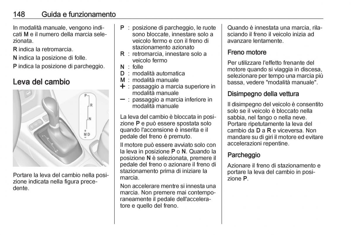 Opel Crossland X manuale del proprietario / page 150