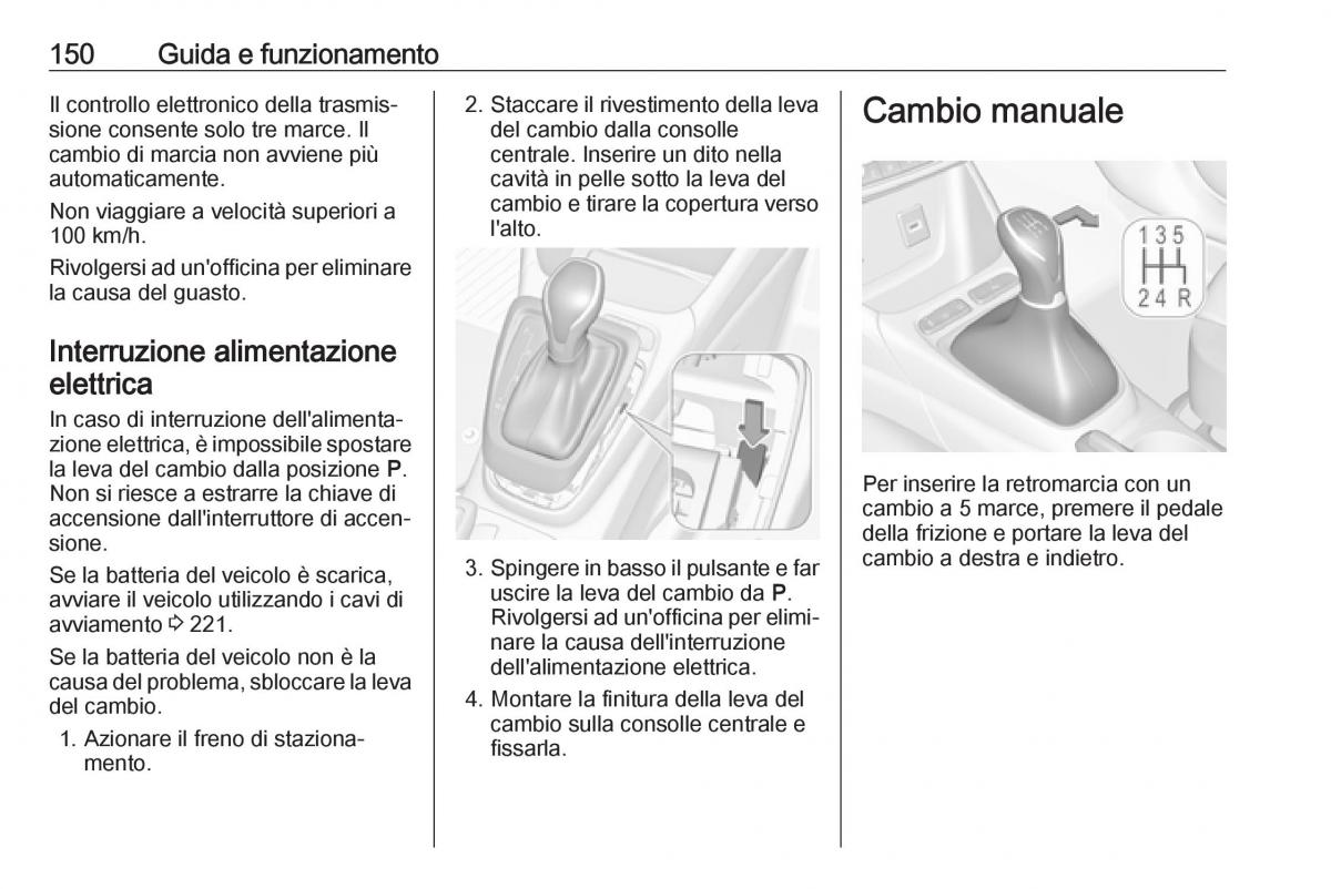 Opel Crossland X manuale del proprietario / page 152