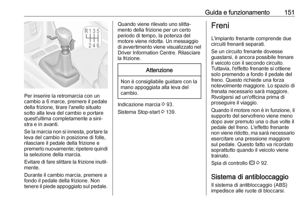 Opel Crossland X manuale del proprietario / page 153