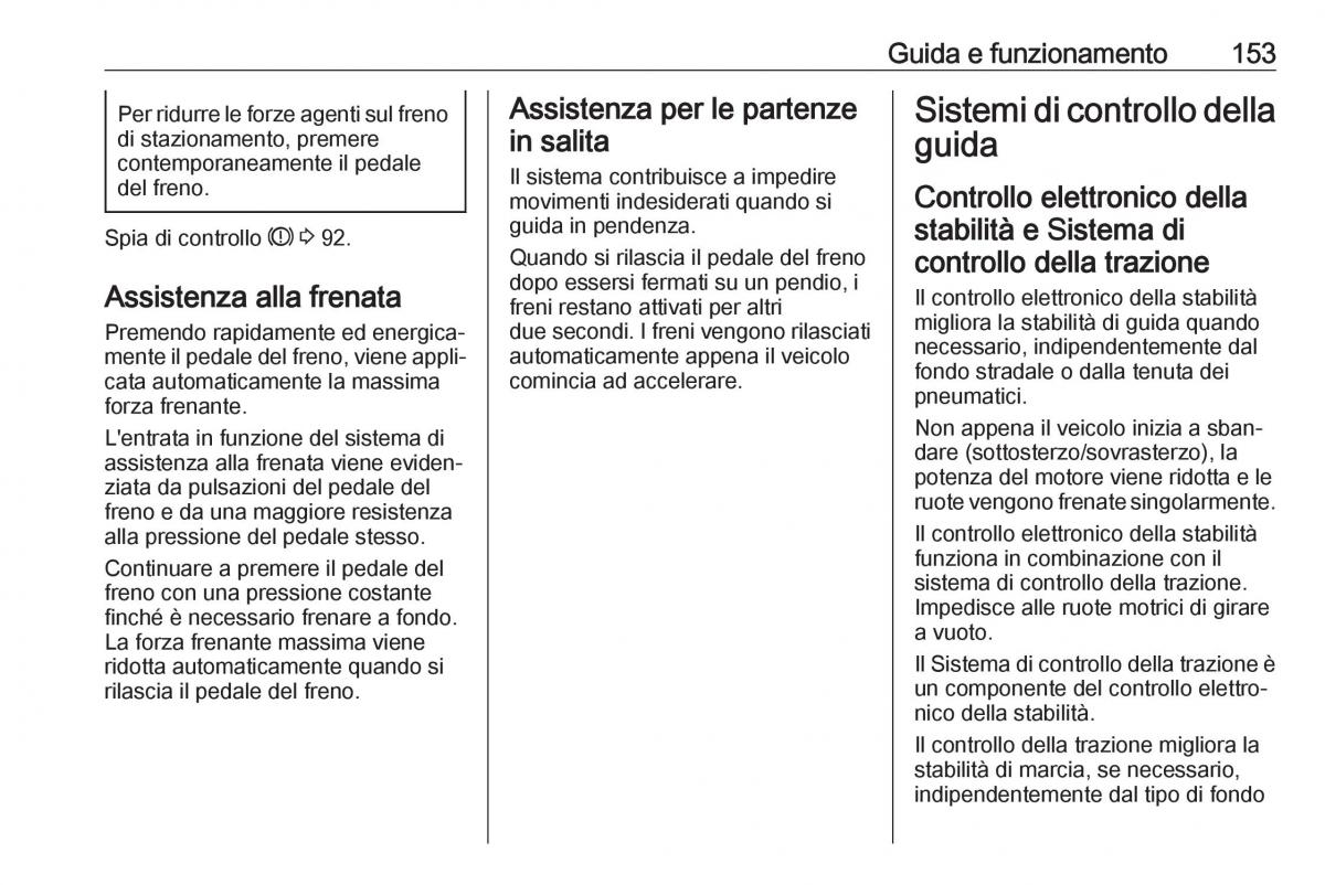 Opel Crossland X manuale del proprietario / page 155