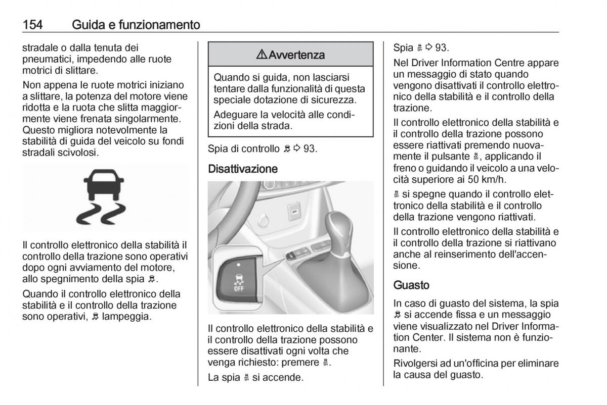 Opel Crossland X manuale del proprietario / page 156