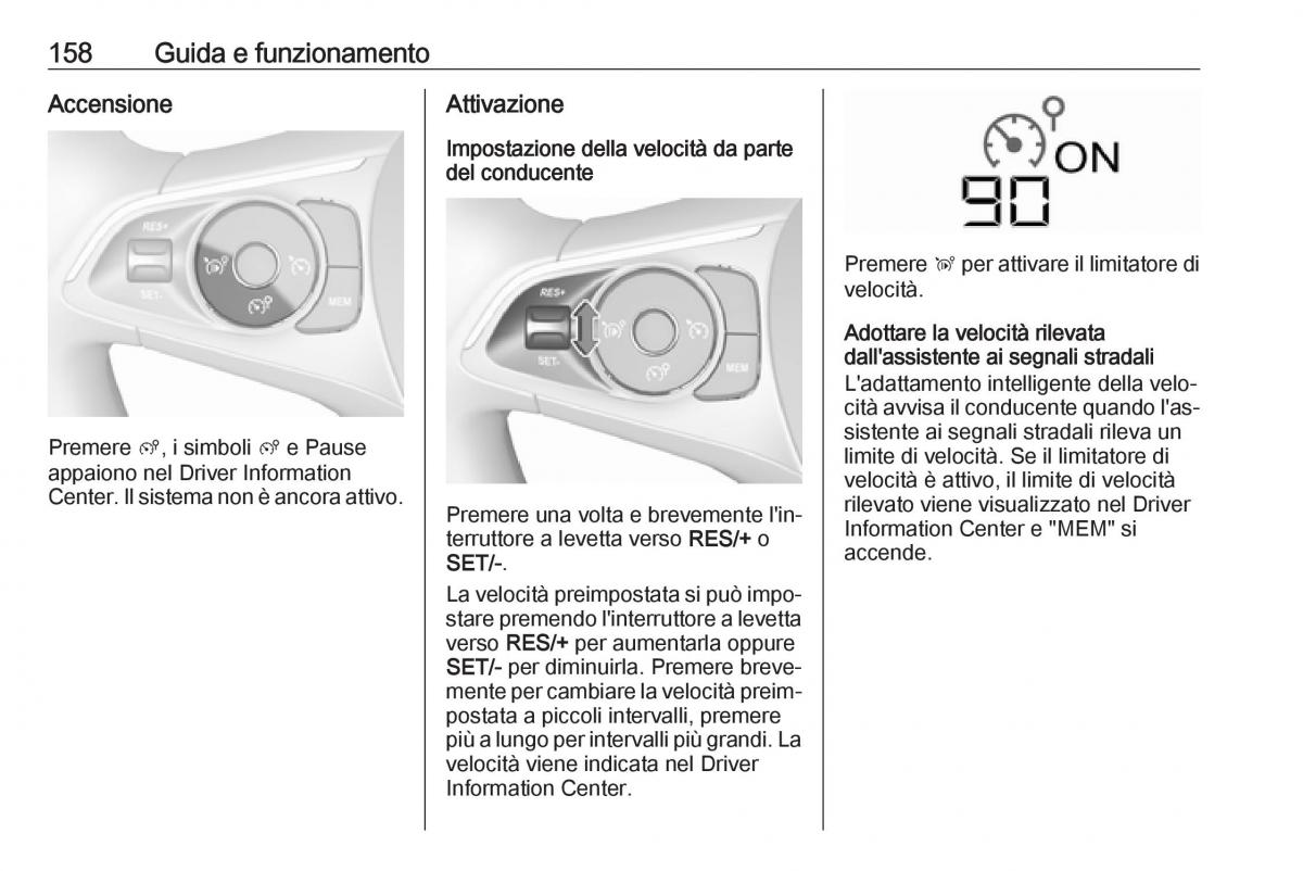 Opel Crossland X manuale del proprietario / page 160