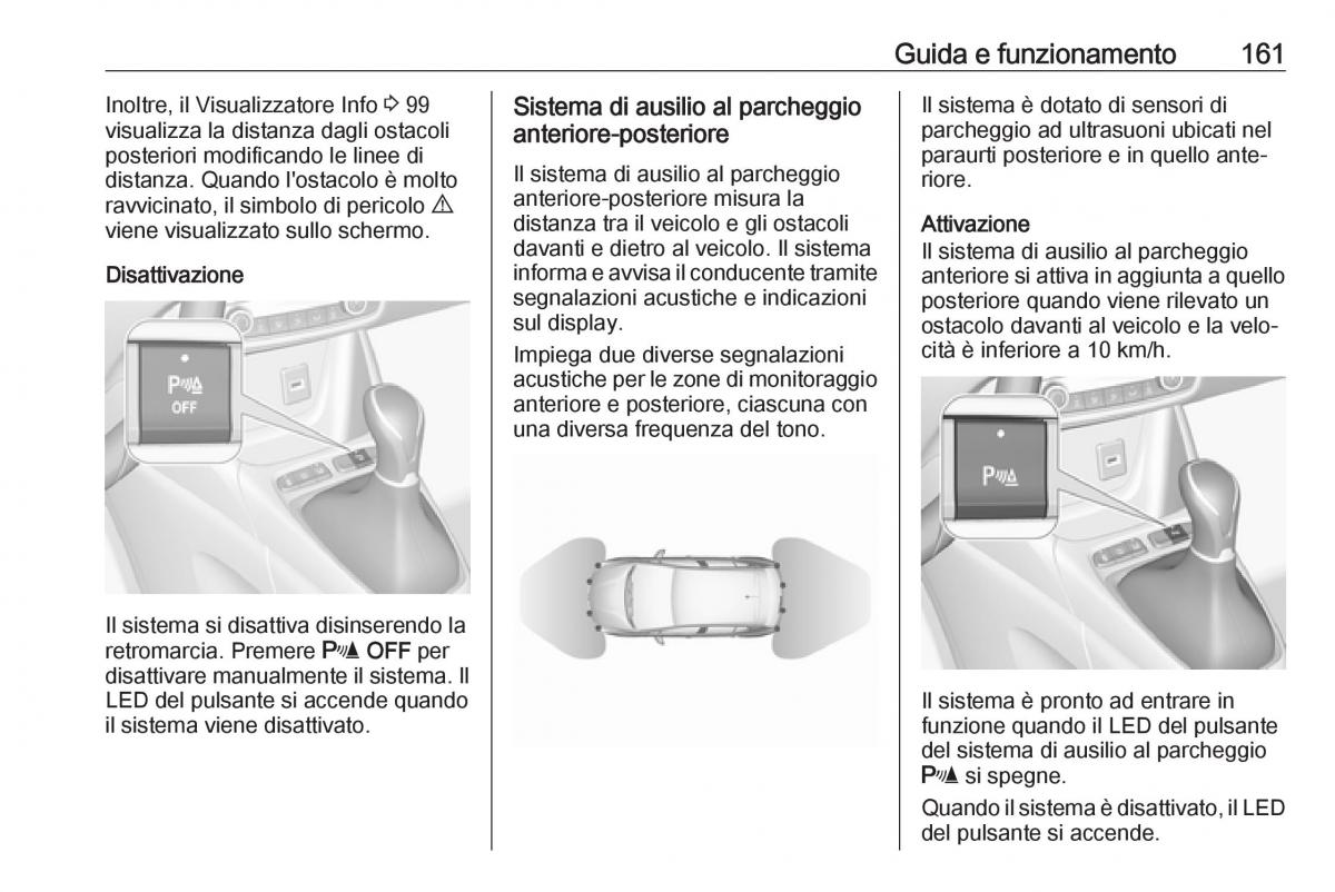 Opel Crossland X manuale del proprietario / page 163