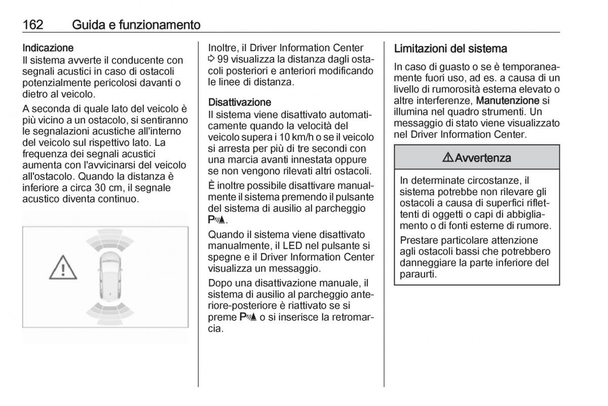 Opel Crossland X manuale del proprietario / page 164