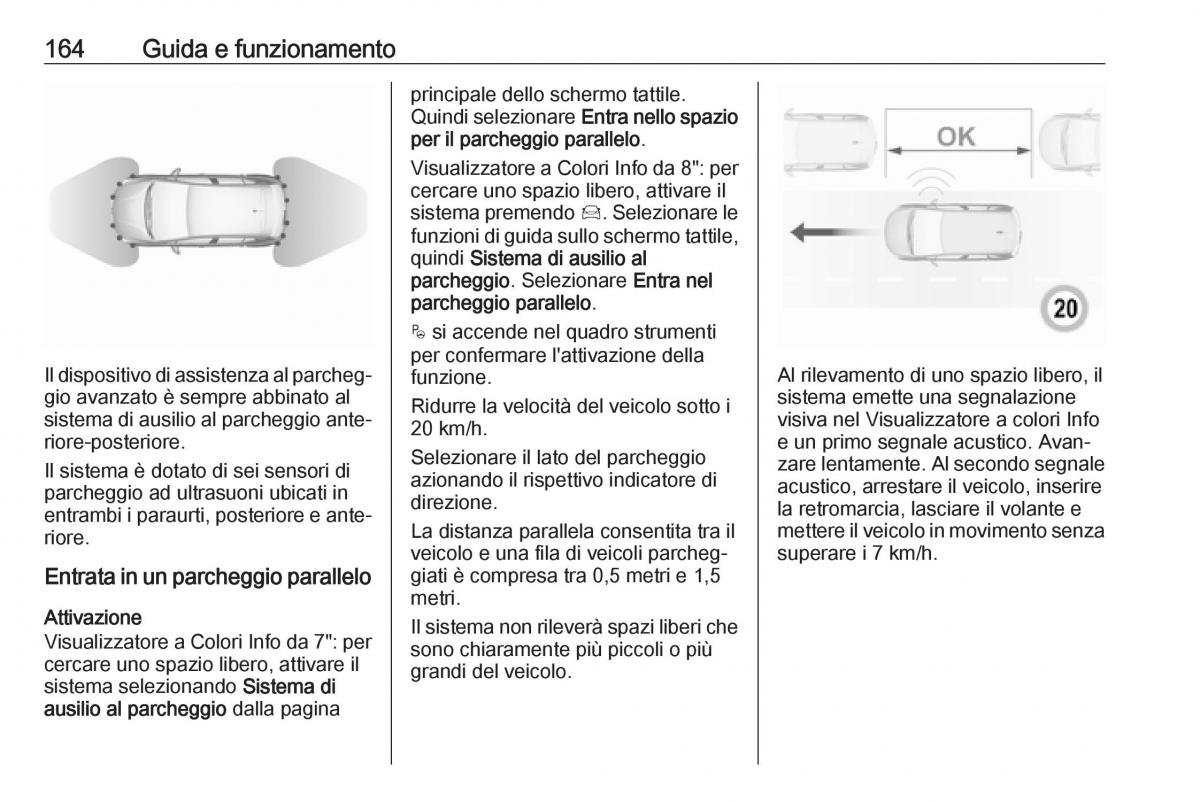 Opel Crossland X manuale del proprietario / page 166