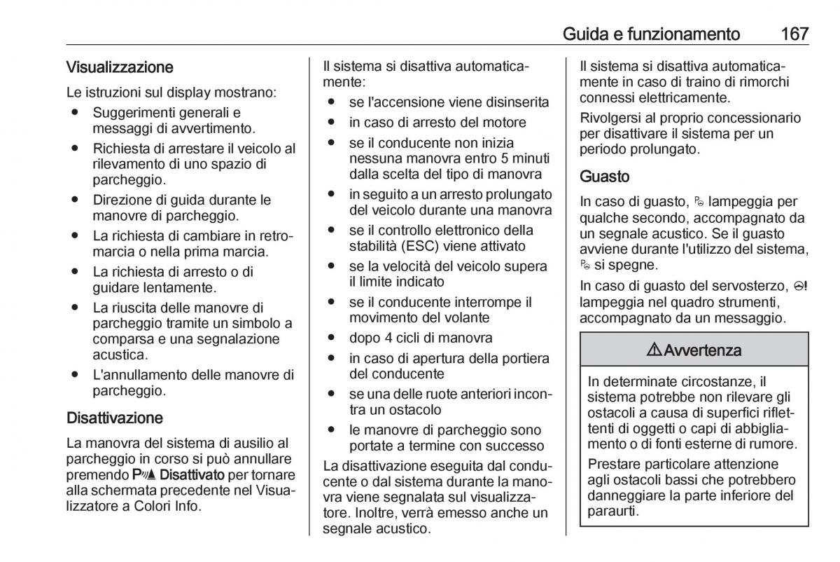 Opel Crossland X manuale del proprietario / page 169