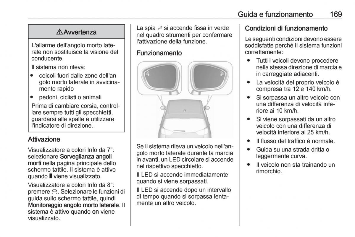 Opel Crossland X manuale del proprietario / page 171