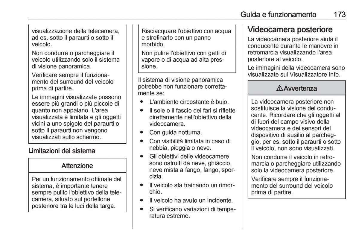 Opel Crossland X manuale del proprietario / page 175