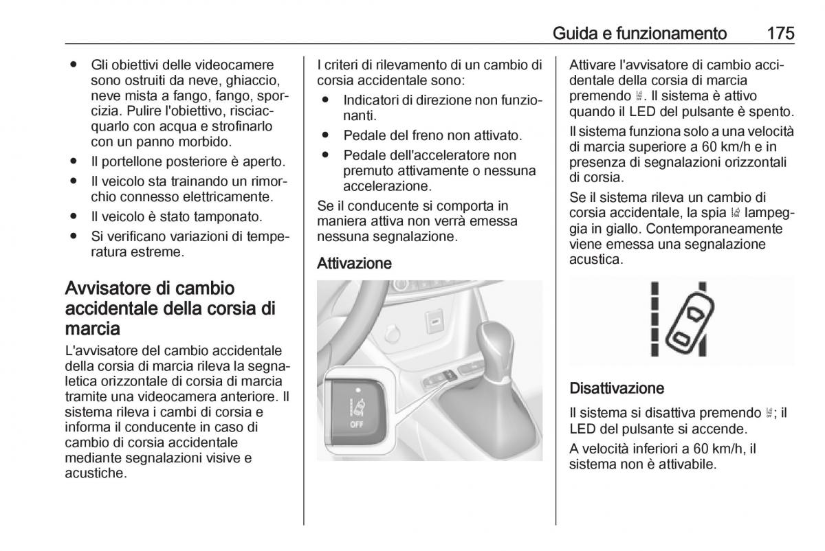 Opel Crossland X manuale del proprietario / page 177