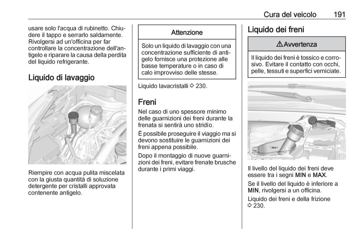 Opel Crossland X manuale del proprietario / page 193