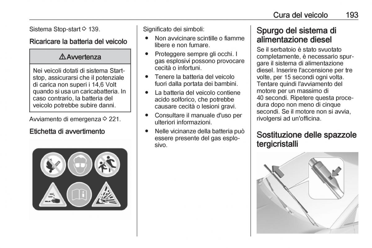 Opel Crossland X manuale del proprietario / page 195