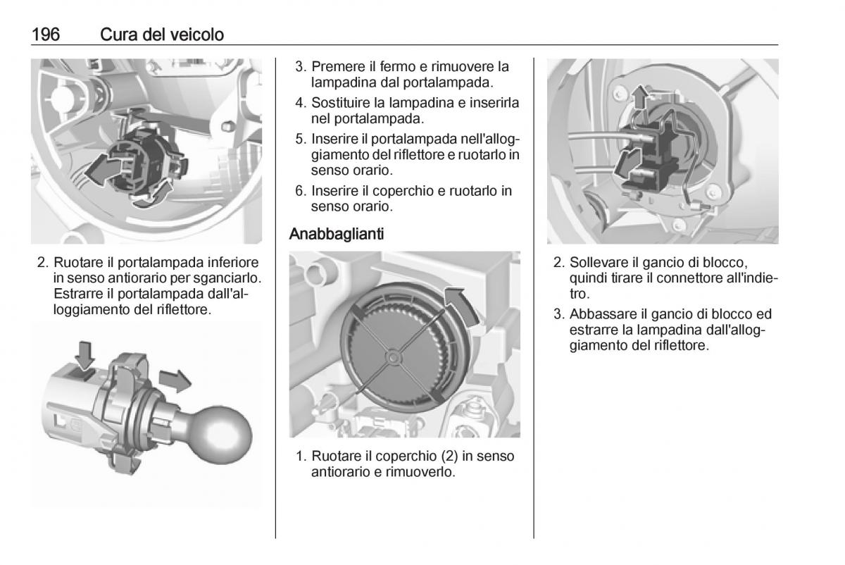 Opel Crossland X manuale del proprietario / page 198