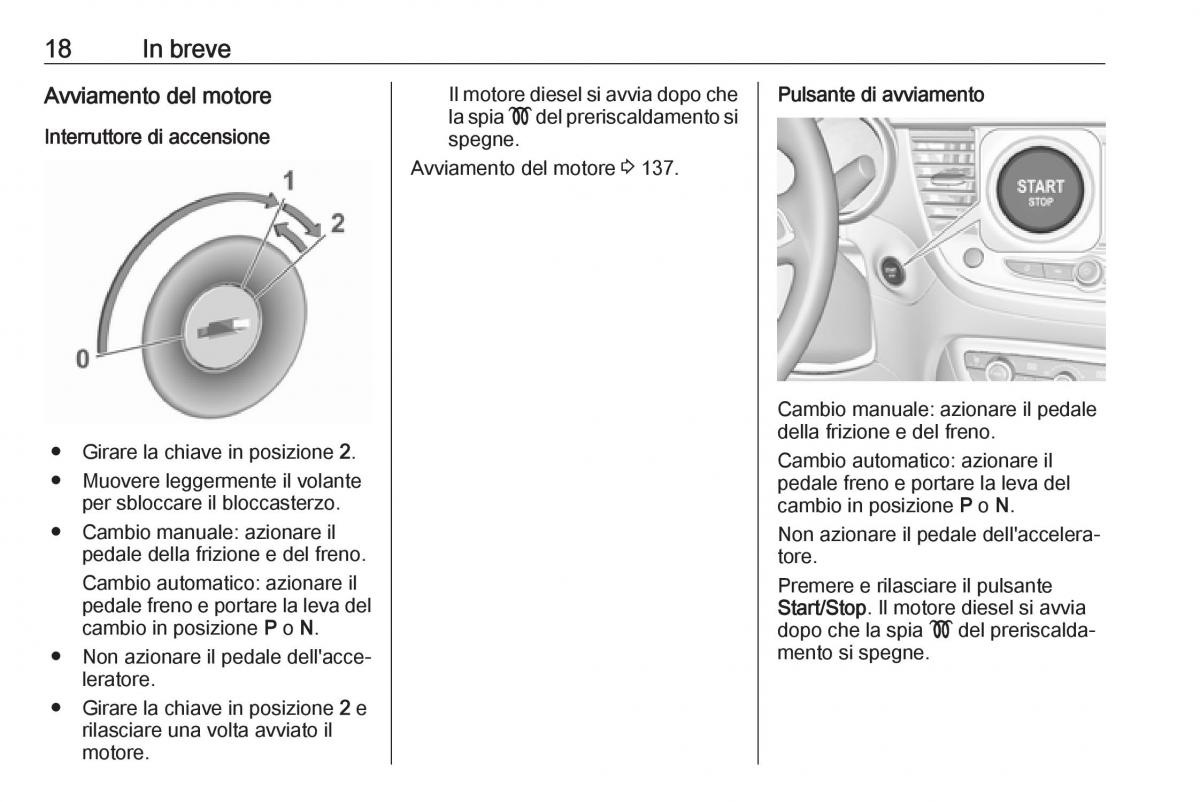 Opel Crossland X manuale del proprietario / page 20