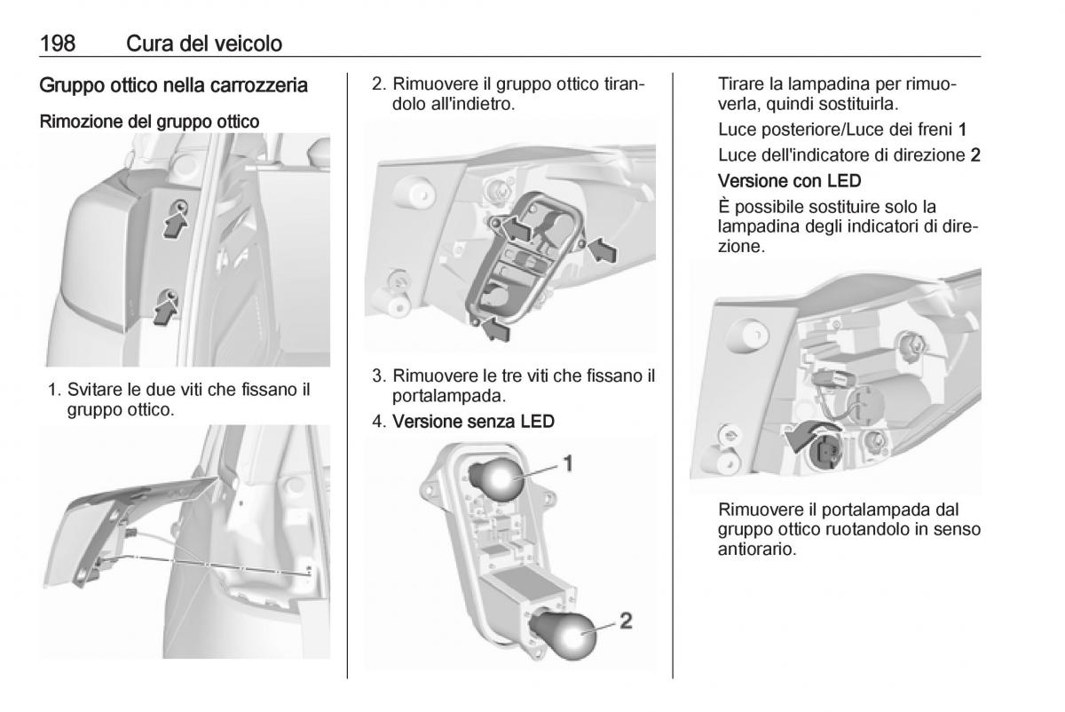 Opel Crossland X manuale del proprietario / page 200